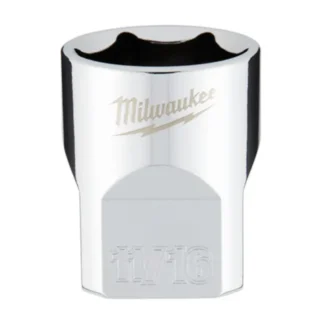 Milwaukee 45-34-9067 3/8" Drive 11/16" SAE Socket with FOUR FLAT™ Sides