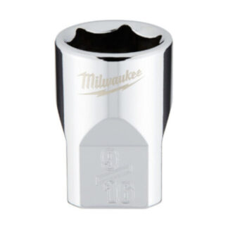 Milwaukee 45-34-9065 3/8" Drive 9/16" SAE Socket with FOUR FLAT™ Sides