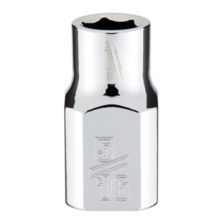 Milwaukee 45-34-9061 3/8" Drive 5/16" SAE Socket with FOUR FLAT™ Sides