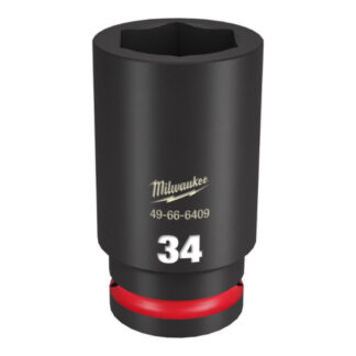 Milwaukee 49-66-6409 SHOCKWAVE™ Impact Duty 3/4" Drive 34MM Deep 6 Point Socket