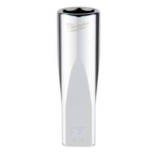 Milwaukee 45-34-9049 1/4" Drive 11mm Metric Deep Socket with FOUR FLAT™ Sides