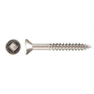 Paulin 197-043 Hd 4"X1/2" Flat Wood Screw, Box of 100