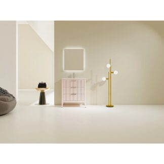 Bagno Italia Aria Vanity + Porcelain Top - Light Pink