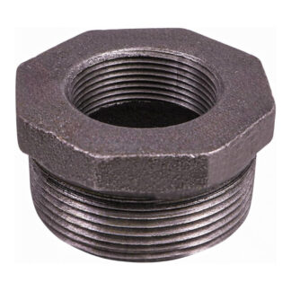 Schultz 5521-973 1-1/2" x 1/2" Hex Bushing - Black