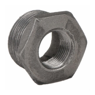 Schultz 5521-963 1-1/4" x 1/2" Hex Bushing - Black