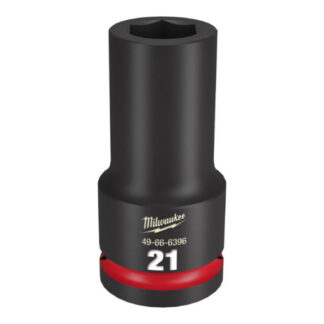 Milwaukee 49-66-6396 SHOCKWAVE™ Impact Duty 3/4" Drive 21MM Deep 6 Point Socket