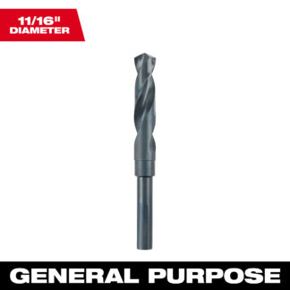 11/16" S&D Black Oxide Drill Bit