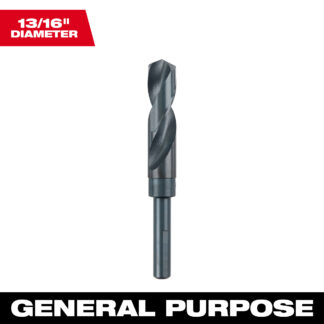 13/16" S&D Black Oxide Drill Bit