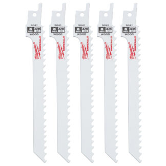 6" 4/6 TPI SAWZALL® Blade for Wood Scroll (5 PK)