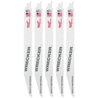 12" 7/11 TPI WRECKER™ SAWZALL® Blade for Multi-Material (5 PK)