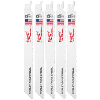 8" 10/14 TPI SAWZALL® Blade for Multi-Material (5 PK)