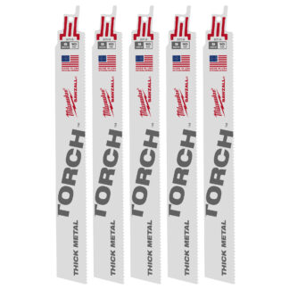 9" 10 TPI TORCH™ SAWZALL® Blade for Thick Metal (5 PK)