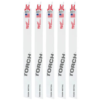 12" 24 TPI TORCH™ SAWZALL® Blade for Thin Metal (5 PK)