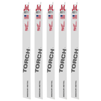 12" 14 TPI TORCH™ SAWZALL® Blade for Medium Metal (5 PK)