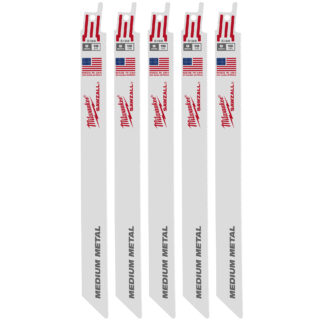 9" 18 TPI SAWZALL® Blade for Medium Metal (5 PK)