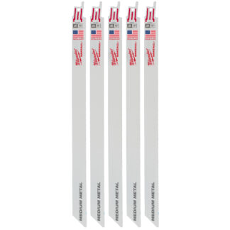 12" 18 TPI SAWZALL® Blade for Medium Metal (5 PK)
