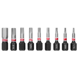 9PC SHOCKWAVE™ Impact Duty 1" Hex Insert Bit Set