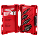 4PC Step Drill Bit Set