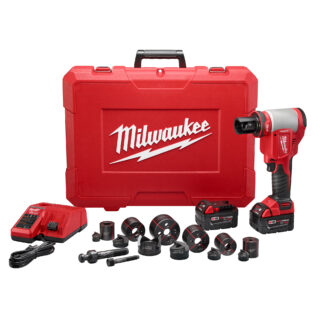 M18™ FORCE LOGIC™ 10 Ton Knockout Tool 1/2" to 2" Kit