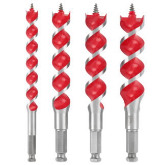 Spur Auger Bit 6-1/2" Set - 4PC