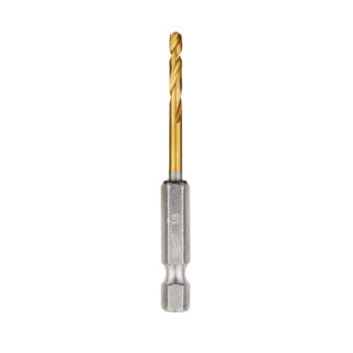 1/8" SHOCKWAVE™ Impact Duty RED HELIX™ Titanium Drill Bit