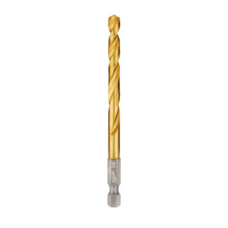 1/4" SHOCKWAVE™ Impact Duty RED HELIX™ Titanium Drill Bit