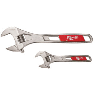 2 Pc. 6" & 10" Adjustable Wrench Set