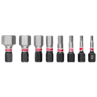 8PC SHOCKWAVE™ Impact Duty 1" METRIC HEX Impact Duty Bit Set