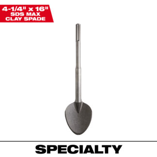 SDS Max Clay Spade Chisel 4-1/4" X 16"