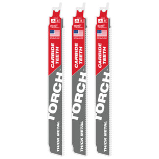 9" 8 TPI TORCH™ with Carbide Teeth SAWZALL® Blade (1 PK)