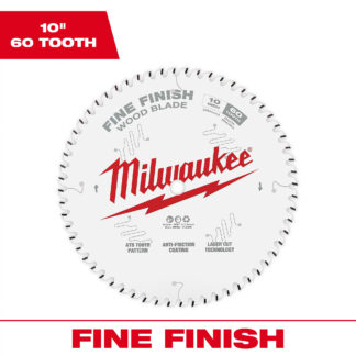 10" 60T Fine Finish Circular Saw Blade