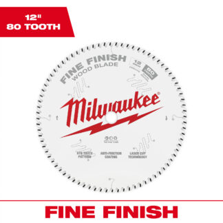 12" 80T Fine Finish Circular Saw Blade