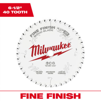 6-1/2" 40T Fine Finish Circular Saw Blade