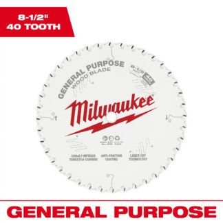 8-1/2" 40T General Purpose Circular Saw Blade
