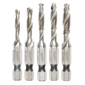 5PC SHOCKWAVE™ Impact Duty Drill and Tap Bit Set