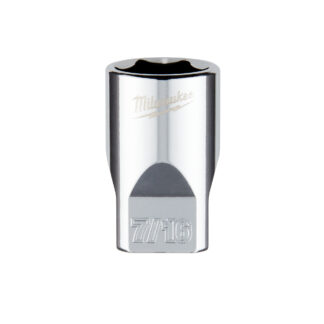1/4" Drive 7/16" SAE Socket with FOUR FLAT™ Sides