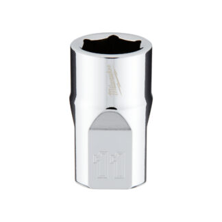 3/8" Drive 11mm Metric Socket with FOUR FLAT™ Sides