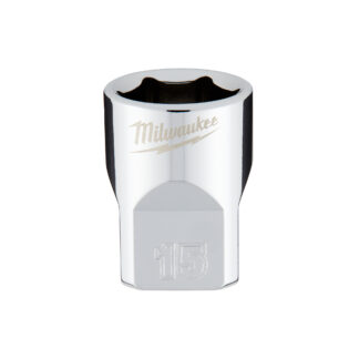 3/8" Drive 15mm Metric Socket with FOUR FLAT™ Sides