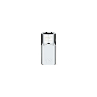 1/2" Drive 12MM Metric 6-Point Socket with FOUR FLAT™ Sides