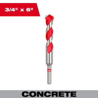 3/4" x 4" x 6" Carbide Hammer Drill Bit with POWER TIP™