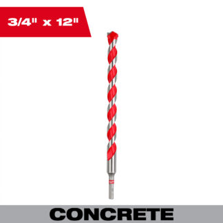3/4" x 10" x 12" Carbide Hammer Drill Bit with POWER TIP™
