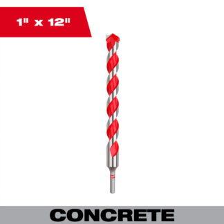 1" x 10" x 12" Carbide Hammer Drill Bit with POWER TIP™