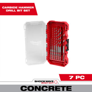 7PC SHOCKWAVE™ Impact Duty Carbide Hammer Drill Bit Set