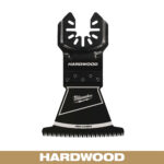 2-1/2” High Carbon Steel Precision Tooth Hardwood Universal Fit Oscillating Multi-Tool Blade (1 PK)