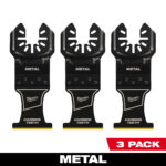 1-3/8” Carbide Teeth Metal Universal Fit Oscillating Multi-Tool Blade (3 PK)