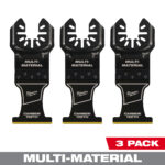 1-3/8” Carbide Teeth Multi-Material Universal Fit Oscillating Multi-Tool Blade (3 PK)