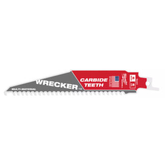 6" 6 TPI WRECKER™ with Carbide Teeth SAWZALL® Blade for Multi-Material (1 PK)
