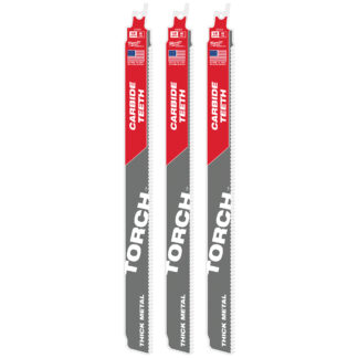 12" 8 TPI TORCH™ with Carbide Teeth for Thick Metal SAWZALL® Blade (1 PK)