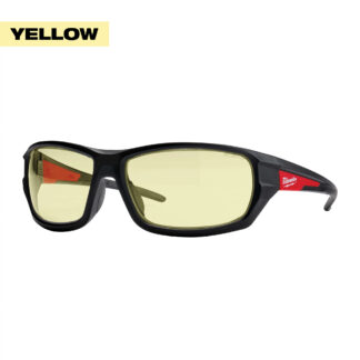 Performance Safety Glasses - Yellow Fog-Free Lenses