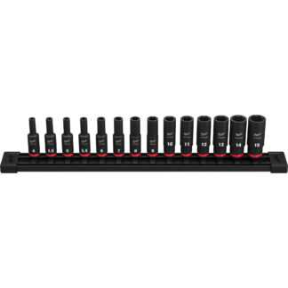 14PC SHOCKWAVE™ Impact Duty Metric Deep 6 Point Socket Set